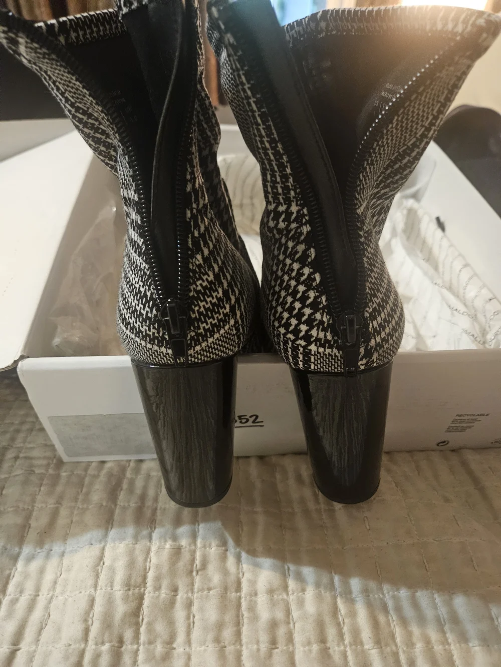 Aldo's Houndstooth Booties - Women's Fashion Boots